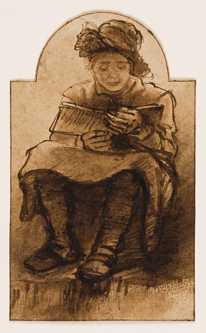 A Seated Youth with a Book